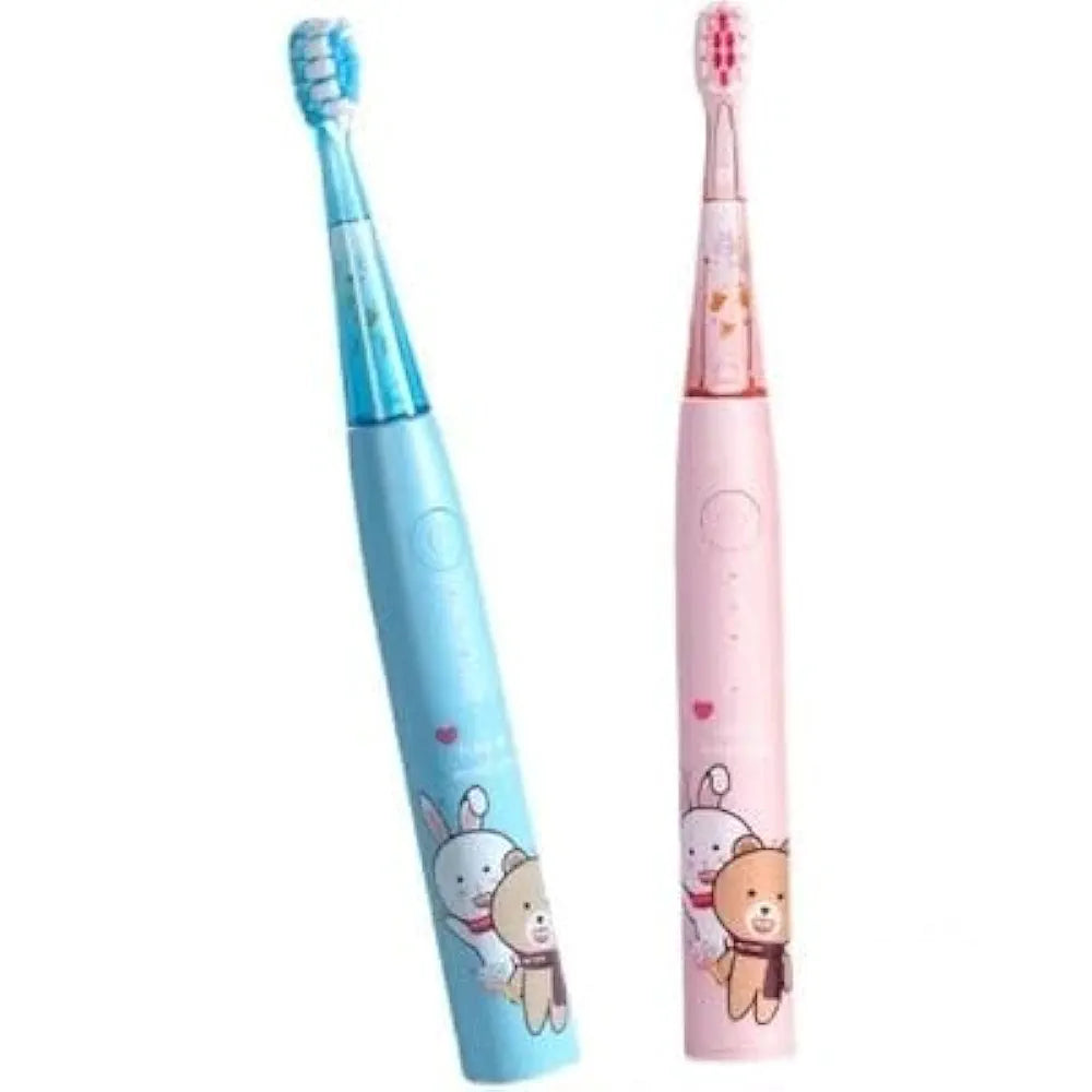 DENX Kids Electric Toothbrush Rechargeable Sonic 24000 VPM, Easy Cleaning Soft Bristles, 2-Min Timer, Waterproof IPX7, Lightweight, Travel Toothbrush for Boys Girls Age 6+, Portable DX3704 