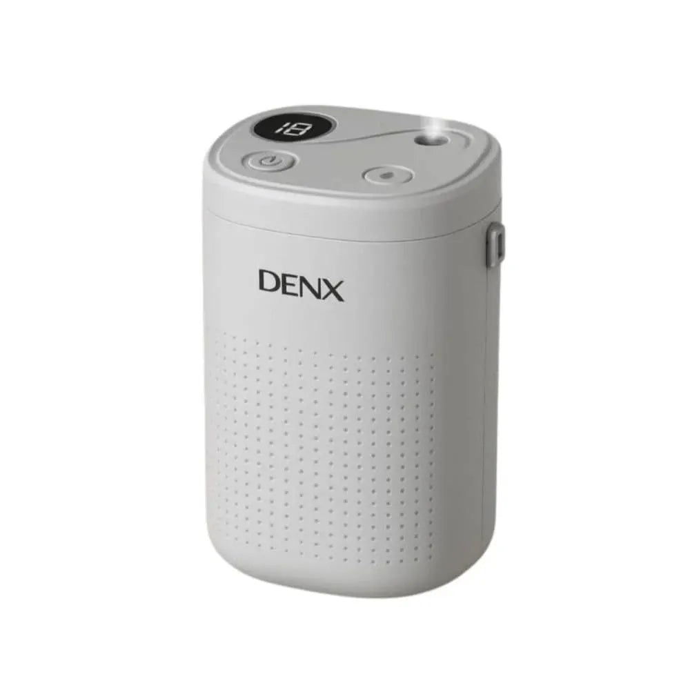 DENX 1.3L Ultrasonic Cool Mist Air Humidifier & Essential Oil Aroma Diffuser, 4 Mist Levels, Auto Shut-Off, Low Noise, Portable Rechargeable Humidifier for Bedroom, Baby Room, Home, and Office, DX1927