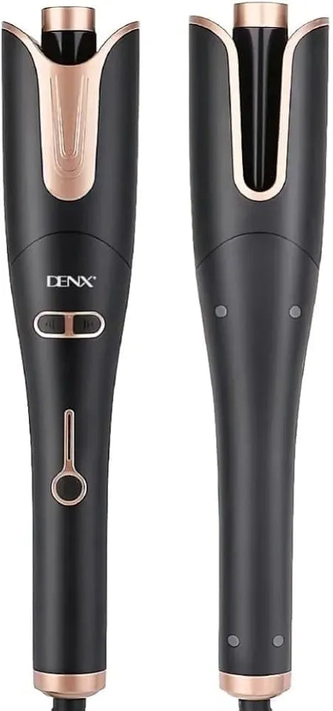 DENX Automatic Hair Curling Iron, Professional Hair Curler with 1" Large Slot, 4 Temperature & Timer Settings, Auto Shut-Off, Anti-Scald Protection, and Ceramic Wand for Long-Lasting Curls, DX1354