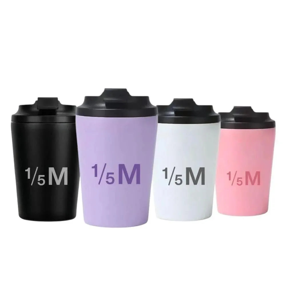 Wakeel AB 1/5M Mug 360ml Thermal Travel Mug, Vacuum Insulated Reusable Coffee Cup with Lid, Stainless Steel Tumbler for Hot and Cold Drinks, Portable Tea Mug for Office, Car, Home, Gym 