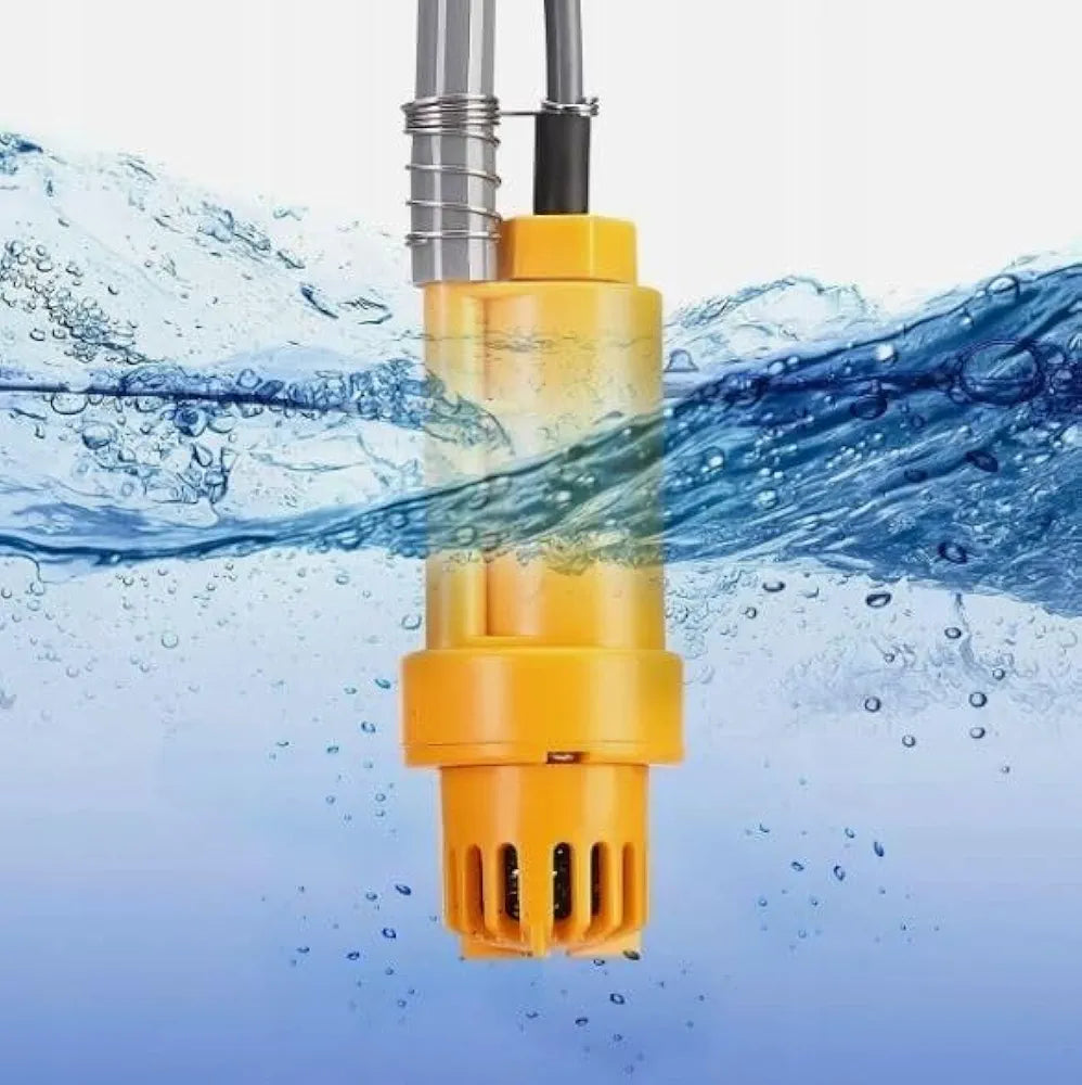 DENX Portable 12V Electric Shower Kit Outdoor for Car, Pet, Dog, Camping & Travel, Car Washing, Hiking Shower Pump, 60W High Pressure, DX3612
