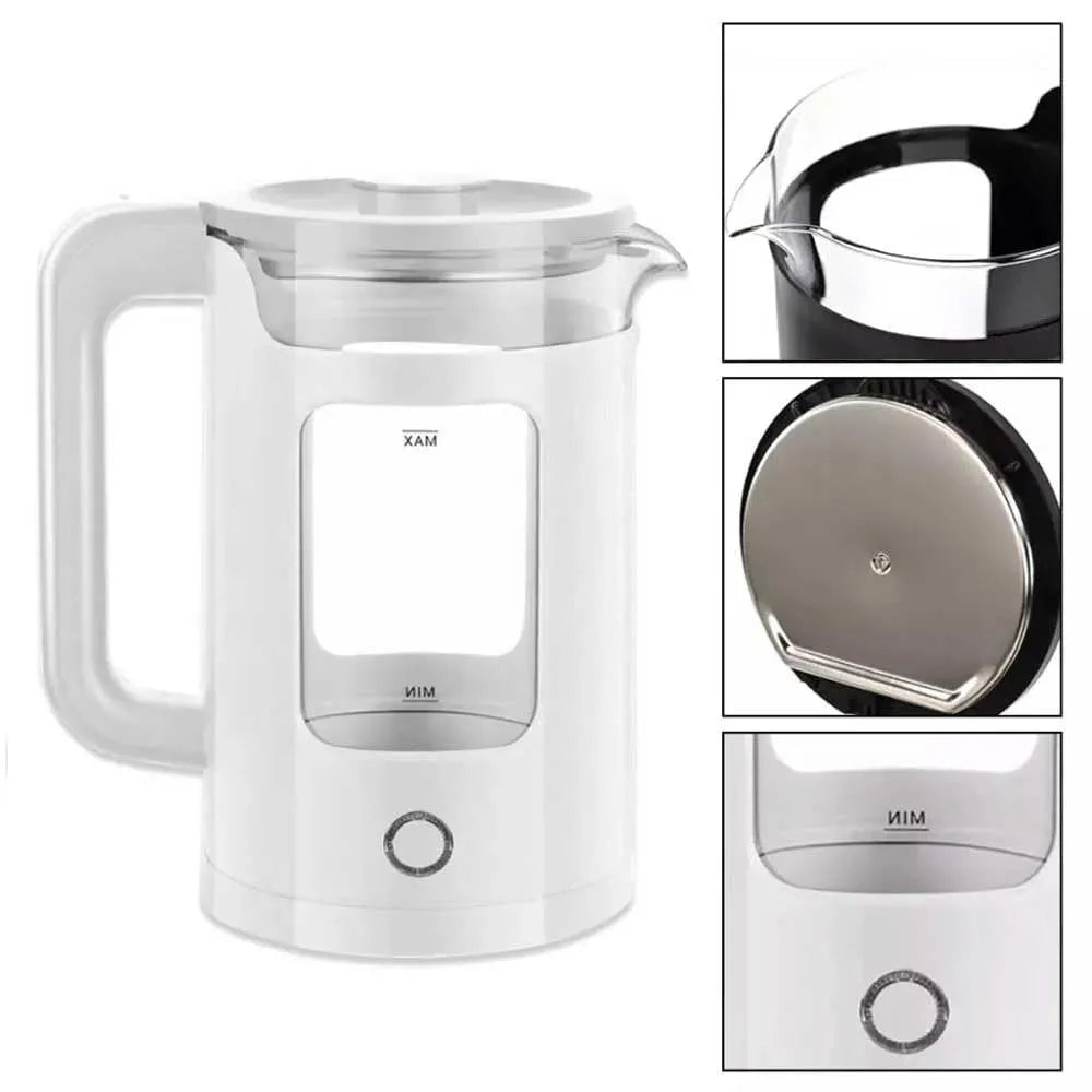 New Golden Creat Electric Kettle 2L, Fast Boil Glass Water Boiler with Auto Shut-Off, Boil-Dry Protection, 1500W Cordless Kettle for Boiling, Milk, Coffee & Tea, for Home & Office, NGC-133 