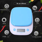 DENX Digital Kitchen Scale & Coffee Scale, 1g-5000g High Precision Food Weighing Scale With Bowl, Electric Kitchen Weight Machine, Auto Shut Off, For Cooking, Baking, Meal Prep, Diet, DX3603