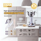 DENX 1200W Power High Speed Multifunctional Grinder, Spices Grinder Capacity 200g, Coffee Grinder Speed 28000r/min, Using for Grinding Coffee/Beans/Spices/Grains/Herbs/Nuts, DX3221