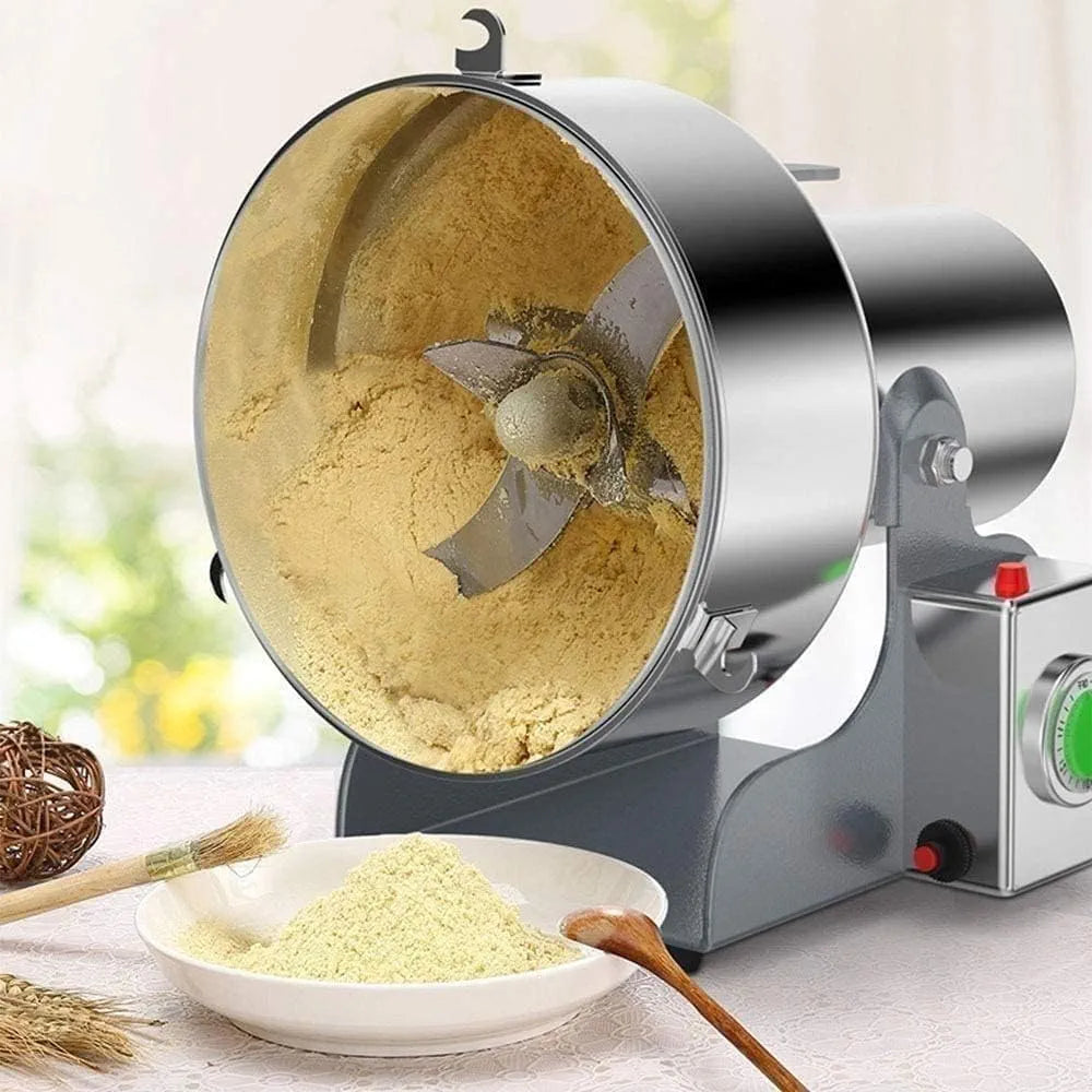 Multifunctional Electric Coffee & Spice Grain Grinder, 3500W High Speed Stainless Steel Grain Mill, 800G Large Capacity, 30000RPM Dry Food Grinder for Herbs, Nuts, Seeds, Spices, Flour, 