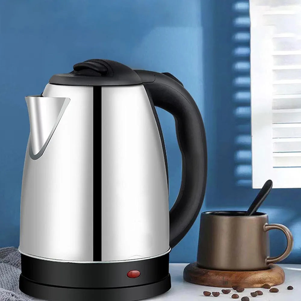 DENX 1500W 1.8L Stainless Steel Electric Kattle, Fast Boil, Tea Maker High-Speed Kettle, 360° Rotational Base, Teapot Perfect for Boiling Water, Milk, Coffee & Tea, for Home & Office Use, DX1774