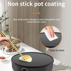 DENX Pizza Maker, Fiesta Crepe and Pancake Maker, Adjustable Temperature Control with Variable Temperatures and Utensils Included, 1000W Electric Non-Stick Griddle Baking Pan, Black DX2032