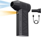 Jet Dry Blawer, 130000 RPM Portable Air Blower Super Jet Fan with 3 Wind Speed Adjustments, Cordless Handheld Powerful Blower for Computer Keyboard, Car Cleaning,ZY7400-SE/Pro