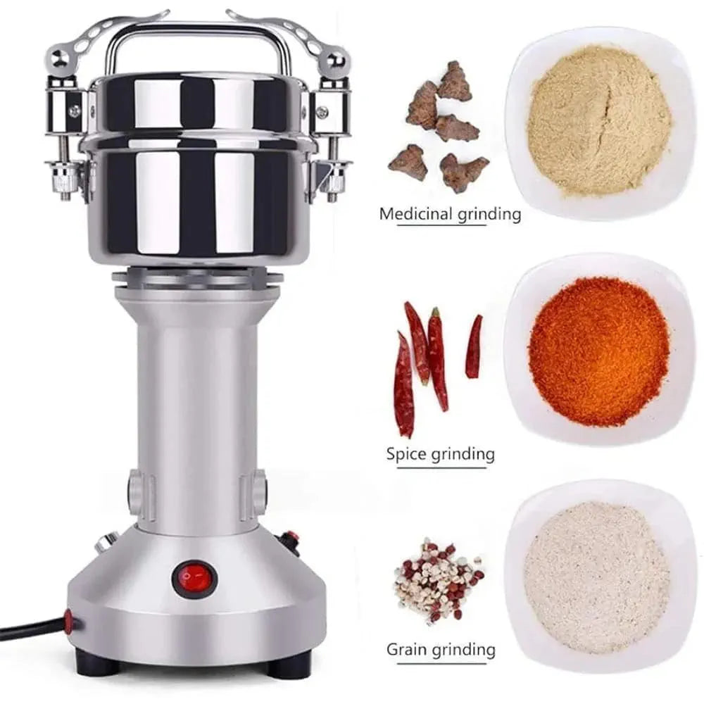 DENX 1200W Power High Speed Multifunctional Grinder, Spices Grinder Capacity 200g, Coffee Grinder Speed 28000r/min, Using for Grinding Coffee/Beans/Spices/Grains/Herbs/Nuts, DX3221