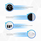 DENX Tower Fan Air Conditioning Inverter Vertical Summer Cooling Leafless Desk Vertical Fan, Electric Room Fan & Floor Fan For Bedroom Office Home Use, 40W Floor Tower Fan With Stable Base, DX2618