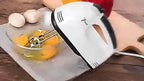 260W Hand Mixer Electric Lightweight Egg Beater, Handheld Food and Cake Mixer with Extra Long Beaters Dough Hooks Balloon Whisk with 7 Speed Settings