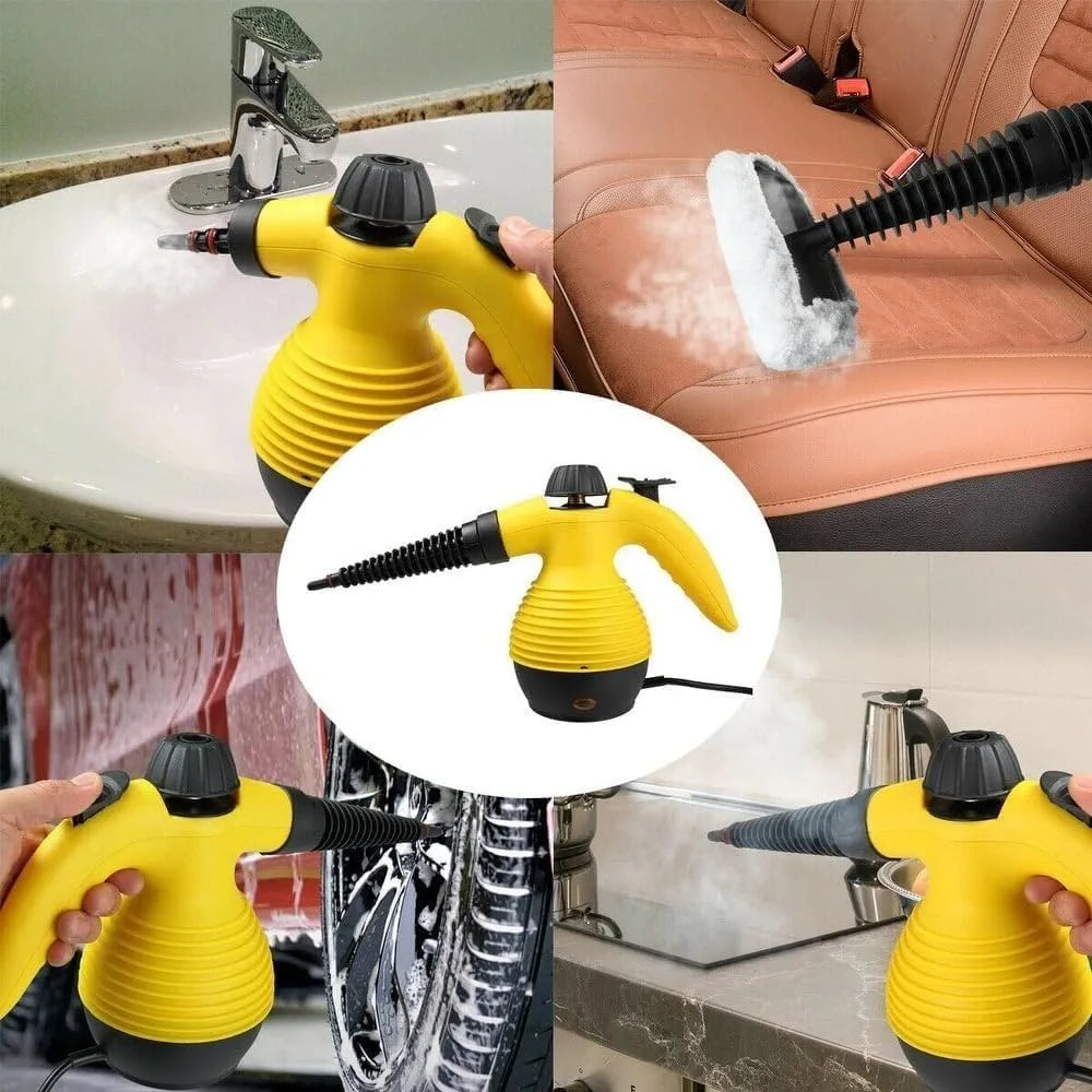DENX 14-in-1 Handheld Steam Cleaner, 1200W High Pressure Cleaning Machine, 350Ml Large Water Tank, 300Kpa Steam Power, Multi Surface Portable Steam Cleaner, Kitchen Steam Cleaner, DX2911