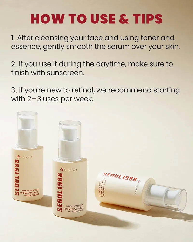 SEOUL 1988 Retinal Serum: 2% Retinal Liposome