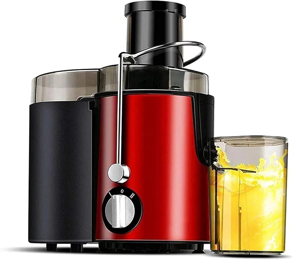 DENX Electric Juicer Machine 800W For Fruits and Vegetables, Powerful Centrifugal Fruit & Vegetable Juice Extractor with Wide Mouth Feed Chute, 500ml Capacity, Stainless Steel Filter, DX2071