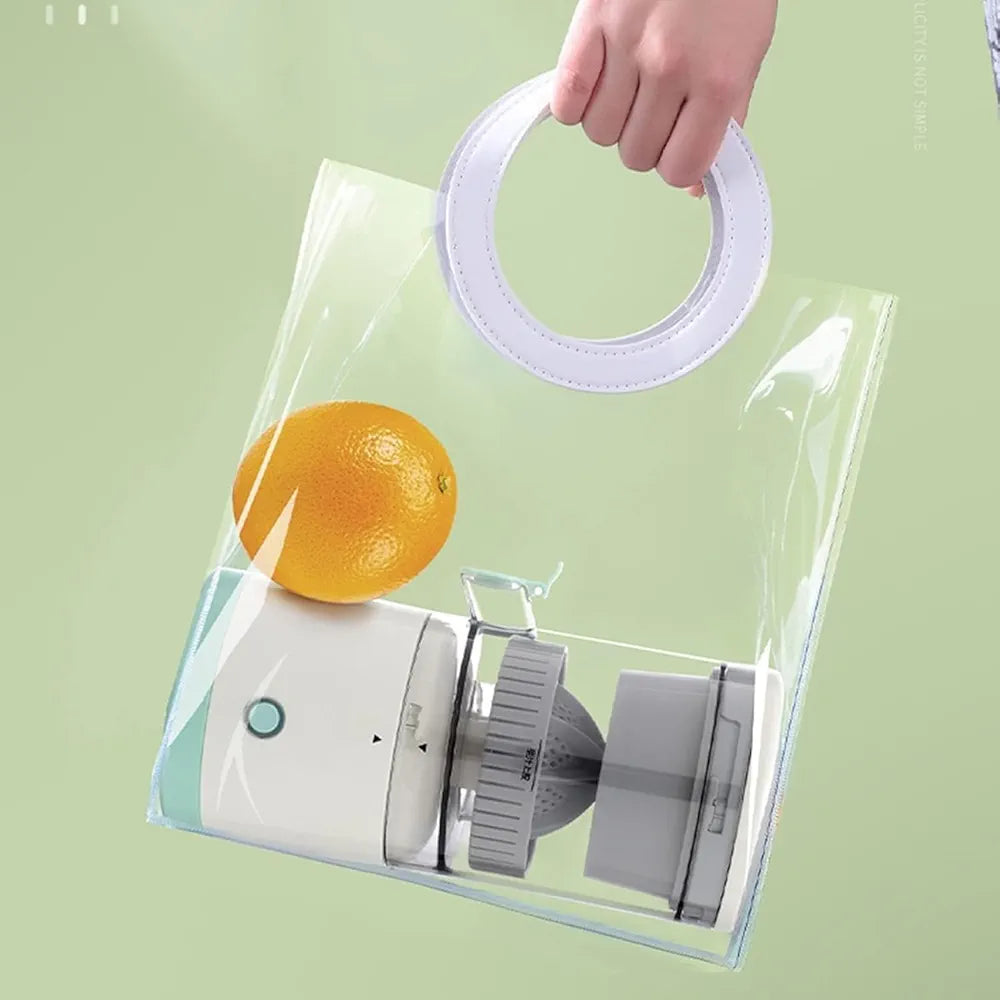 Electric Citrus Juicer, 45W Portable Electric USB Rechargeable Juicer for Orange, Lemon, Pomegranate, Pomelo, Cordless Fruit Juice Extractor for Home, Kitchen, Travel, Office Use