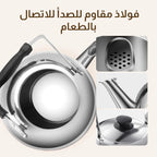 Fordeal Essential 5L Large Capacity, Fast Heating, High Aesthetic Stainless Steel Electric Kettle for Home Kitchen