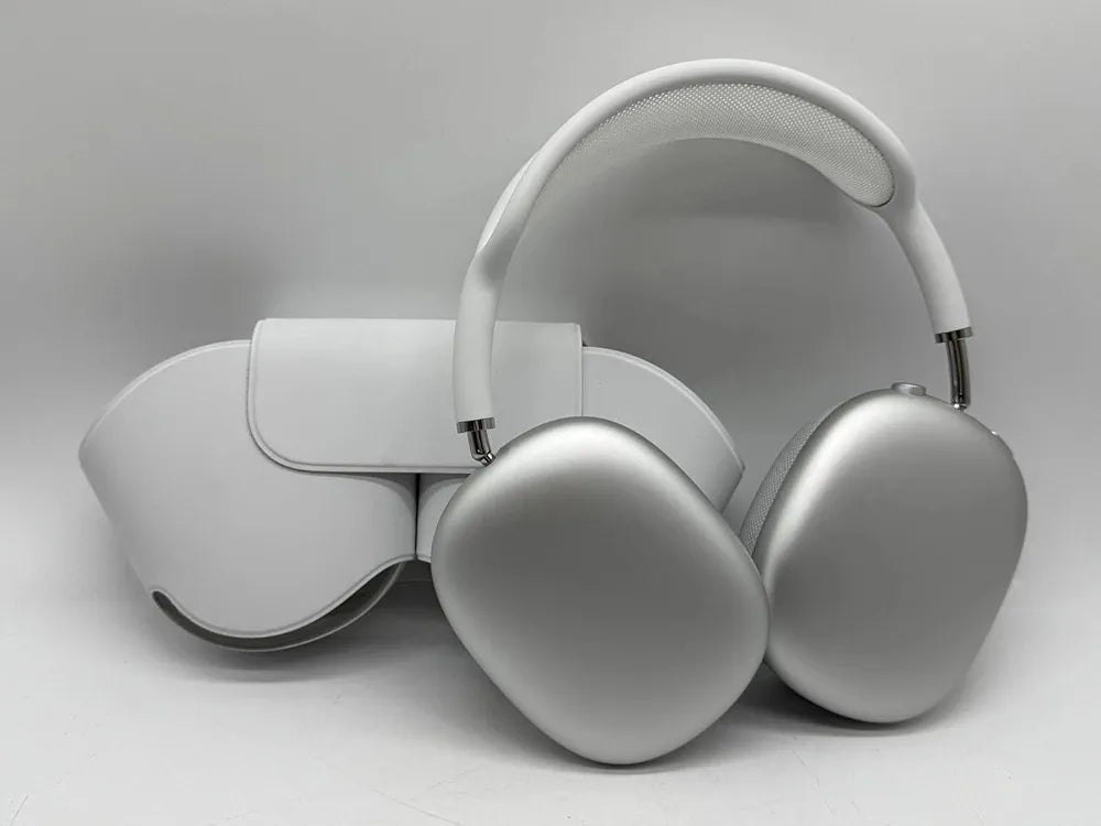 Wireless Over-Ear Bluetooth Headphones with USB-C Fast Charging, Adaptive Noise Cancellation, 20H Battery Life, Deep Bass Sound, Built-in Mic, for Music, Travel & Calls, Silver, A2096