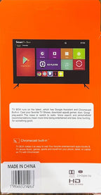 TVR3 Stick 4K Ultra HD Smart TV Stick, HDR Streaming Device, Google Assistant Voice Control, Chromecast Built-In, Dolby Audio, Wi-Fi TV Dongle, HDMI Media Player, Portable Streaming Stick, Black