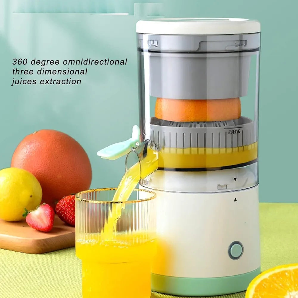 Electric Citrus Juicer, 45W Portable Electric USB Rechargeable Juicer for Orange, Lemon, Pomegranate, Pomelo, Cordless Fruit Juice Extractor for Home, Kitchen, Travel, Office Use