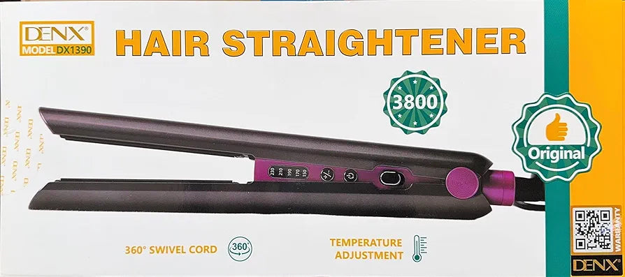 DENX ProfessionalHair Straightener, DX1390
