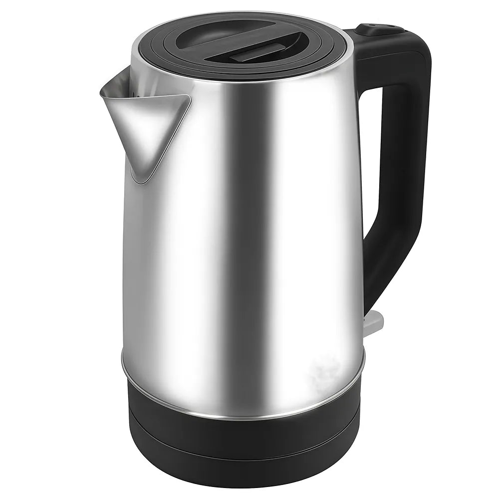 DENX 1500W Stainless Steel Double Electric Kettle 1.8L+1.2L Large & Small Capacity Hot Water Boiler, Tea, Coffee Maker Kettle, Auto Shut Off, Boil Dry Protection, Kitchen & Office Appliance, DX3802