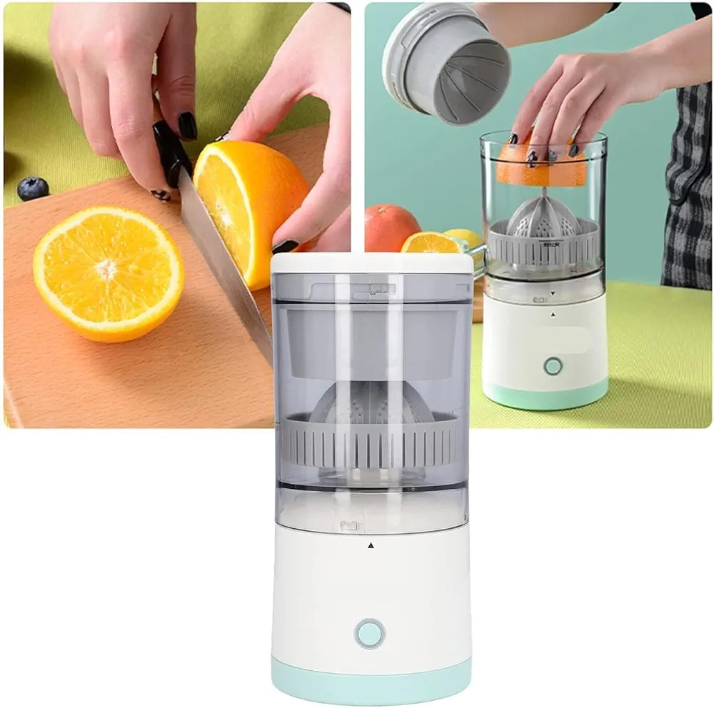 Electric Citrus Juicer, 45W Portable Electric USB Rechargeable Juicer for Orange, Lemon, Pomegranate, Pomelo, Cordless Fruit Juice Extractor for Home, Kitchen, Travel, Office Use