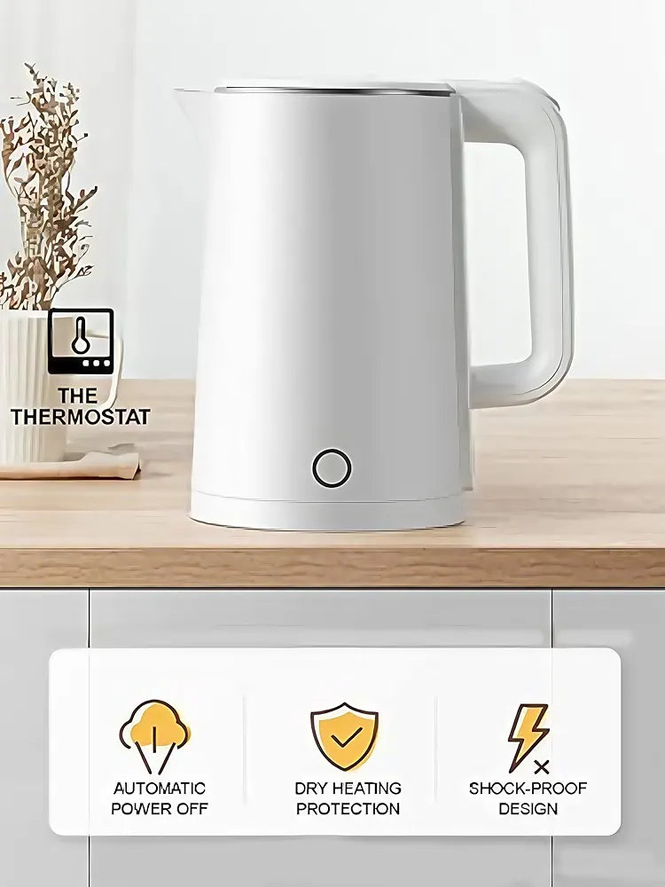 DENX 1.8L Cordless Electric Kettle, Tea Maker High-Speed Kettle, 360° Rotational Base, Teapot Perfect for Boiling Water, Milk, Coffee & Tea, for Home & Office Use, DX2096 