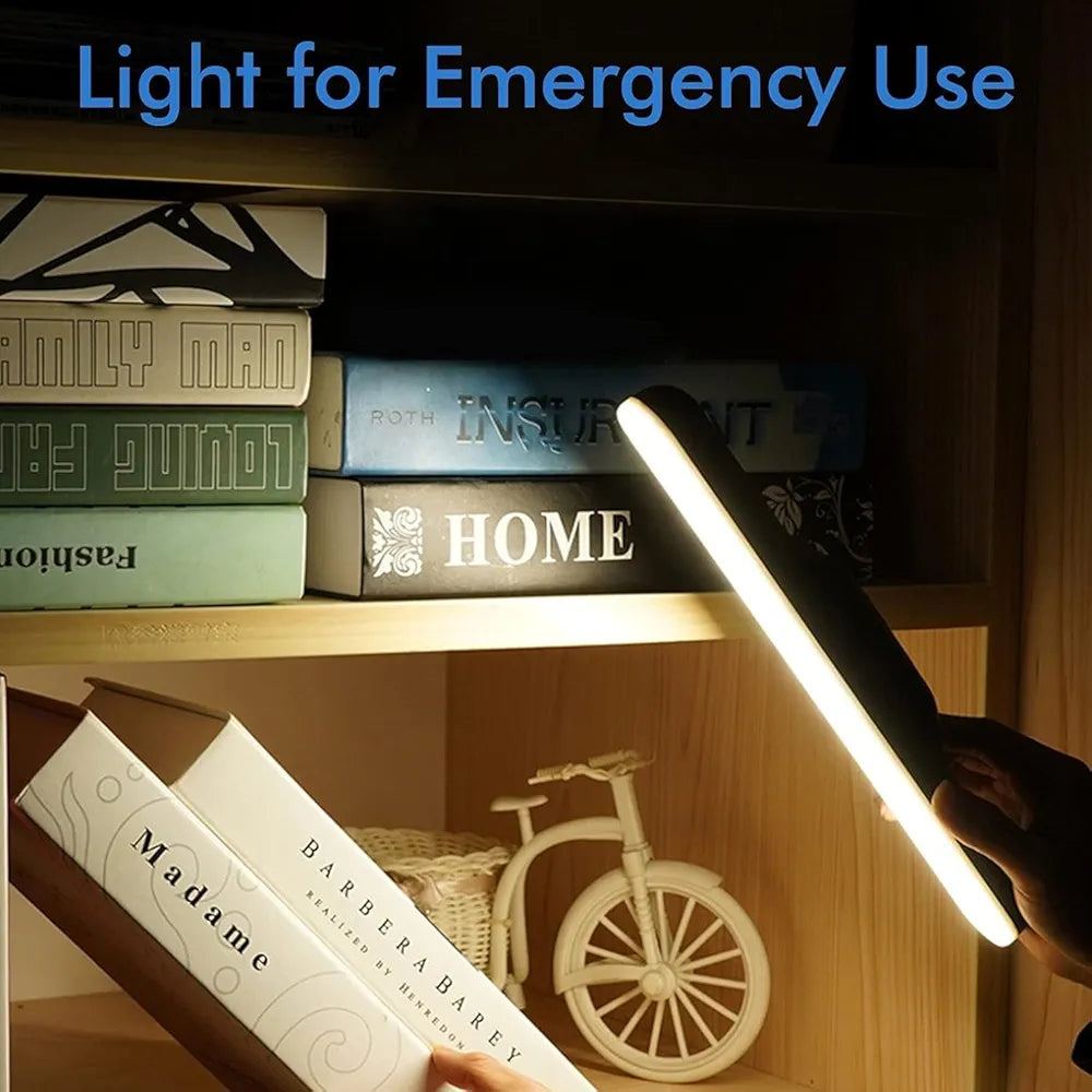 DENX LED Light Bar,Magnetic Mount & USB Rechargeable Battery Powered Lamp Strip,Portable for Makeup,Car,Cabinet,Bedroom Reading and Emergency, DX2342