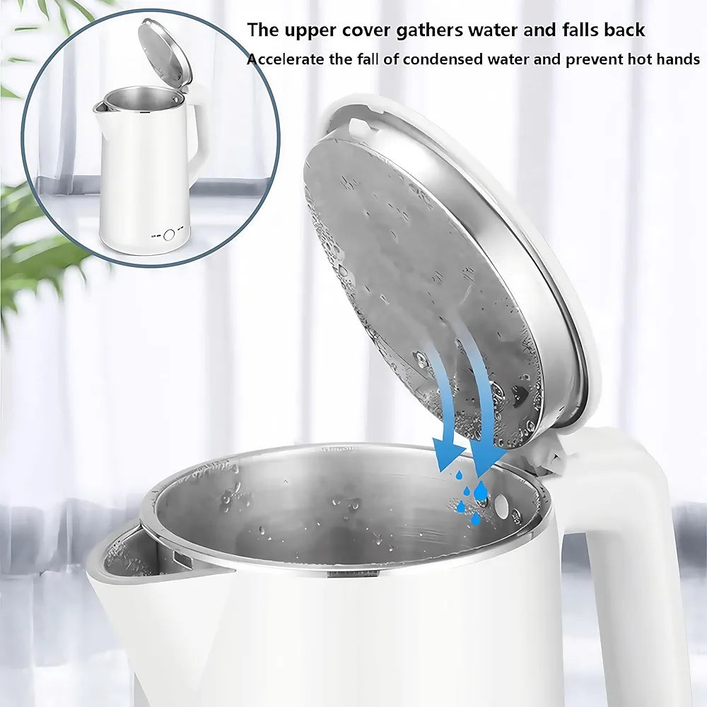 DENX 1.8L Cordless Electric Kettle, Tea Maker High-Speed Kettle, 360° Rotational Base, Teapot Perfect for Boiling Water, Milk, Coffee & Tea, for Home & Office Use, DX2096 