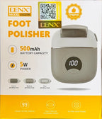 DENX Electric Foot Polisher & Foot File, Rechargeable Callus Remover, 2-Speed Foot Grinder, Pedicure Tool, Dead Skin Remover, Cracked Heel Remover, Foot Care Device for Men & Women, DX3705