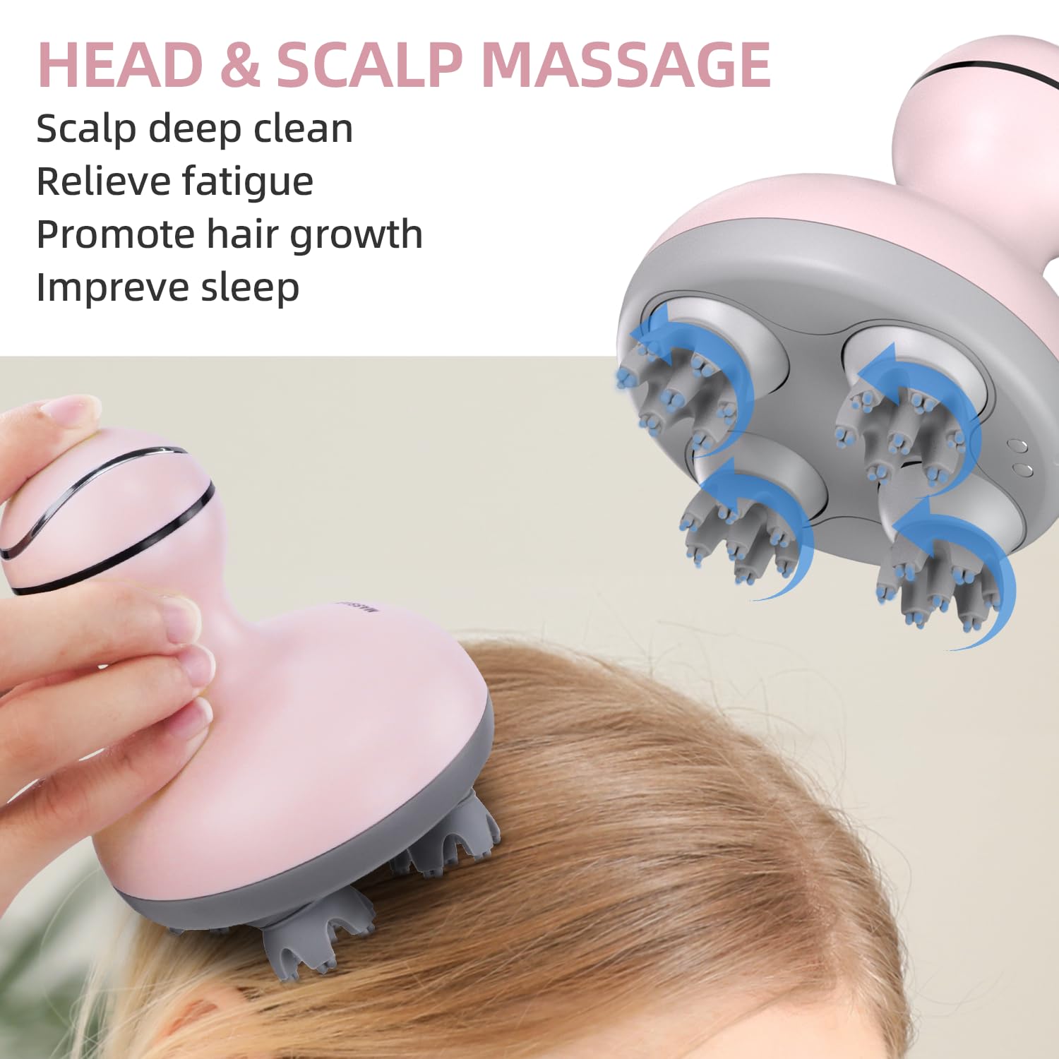 Scalp Massager جهاز تدليك فروة الرأس