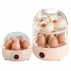 Electric Egg Cooker, 12 Egg Capacity, 2 Tier Egg Boiler, Egg Steamer, Egg Poacher Cooker, Rapid Egg Maker, Breakfast Cooking Machine, Portable Kitchen Appliance, Healthy Meal Prep Steamer