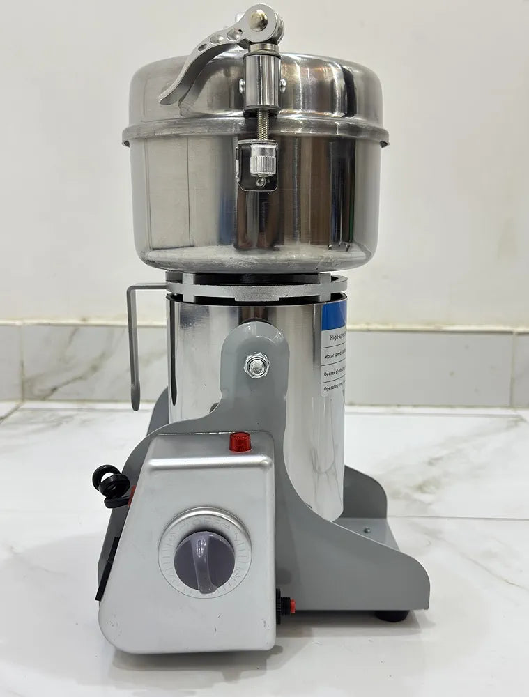 Multifunctional Electric Coffee & Spice Grain Grinder, 3500W High Speed Stainless Steel Grain Mill, 800G Large Capacity, 30000RPM Dry Food Grinder for Herbs, Nuts, Seeds, Spices, Flour, 