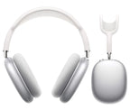 Wireless Over-Ear Bluetooth Headphones with USB-C Fast Charging, Adaptive Noise Cancellation, 20H Battery Life, Deep Bass Sound, Built-in Mic, for Music, Travel & Calls, Silver, A2096
