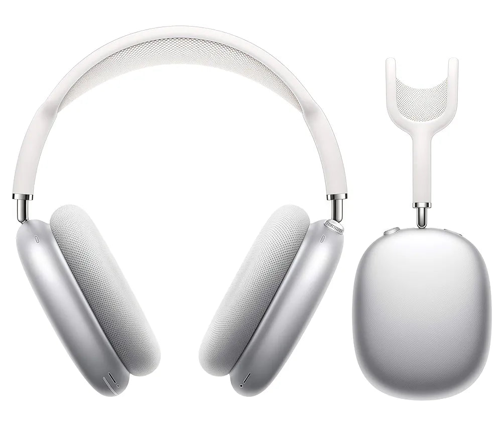 Wireless Over-Ear Bluetooth Headphones with USB-C Fast Charging, Adaptive Noise Cancellation, 20H Battery Life, Deep Bass Sound, Built-in Mic, for Music, Travel & Calls, Silver, A2096