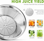 DENX Electric Juicer Machine 800W For Fruits and Vegetables, Powerful Centrifugal Fruit & Vegetable Juice Extractor with Wide Mouth Feed Chute, 500ml Capacity, Stainless Steel Filter, DX2071