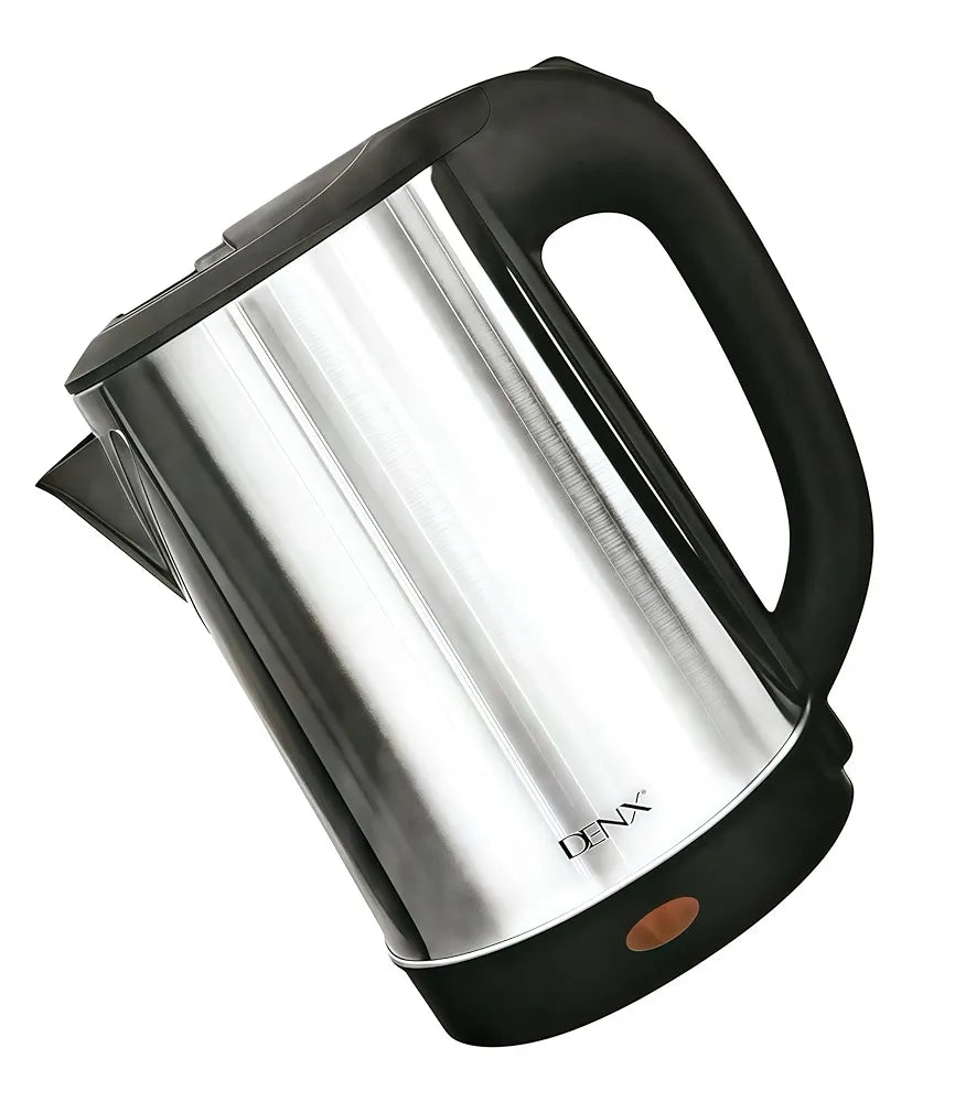DENX 1500W 1.7L Stainless Steel Electric Kattle, Fast Boil, Tea Maker High-Speed Kettle, 360° Rotational Base, Teapot Perfect for Boiling Water, Milk, Coffee & Tea, for Home & Office Use, DX3403