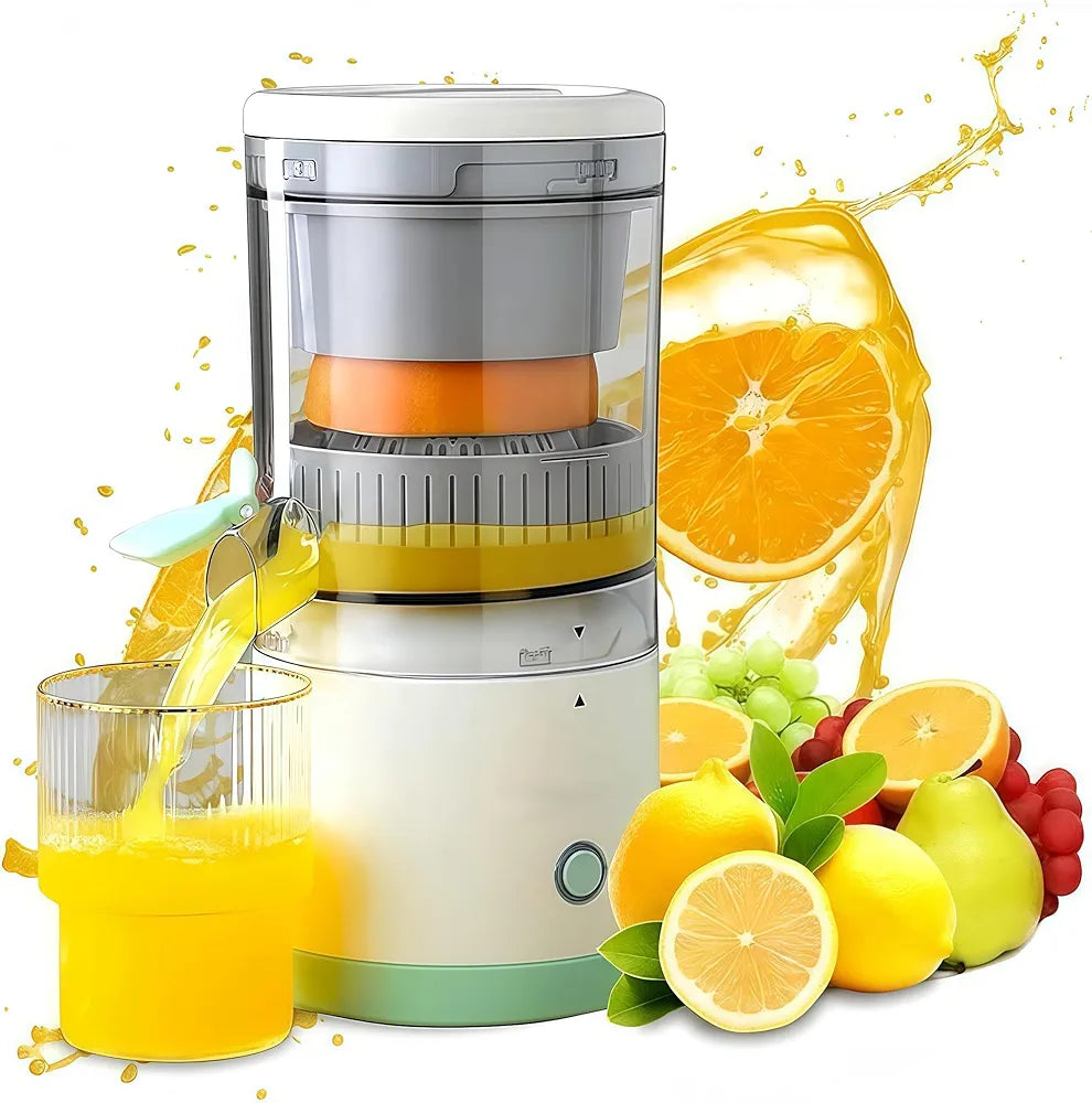 Electric Citrus Juicer, 45W Portable Electric USB Rechargeable Juicer for Orange, Lemon, Pomegranate, Pomelo, Cordless Fruit Juice Extractor for Home, Kitchen, Travel, Office Use