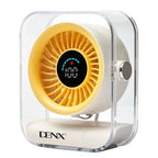 DENX Digital Display Desk Fan, 100-Speed Rechargeable Table Fan with USB-C Fast Charging, 3000mAh Battery Operated Silent Air Circulator, Portable Mini Fan for Bedroom, Office, Travel Use, DX2626