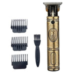 Hair Trimmer for Men, Cordless USB Rechargeable Beard Clipper, 1500mAh Battery, Professional Grooming Machine with Stainless Steel Blades, Adjustable Guide Combs, Metal Body, XS-8809