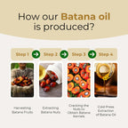 Raw Batana Oil for Hair Growth - 100% Pure, Organic 4oz Batana from Honduras for Thick and Strong Natural Hair - Dr. Sebi Unrefined Cold Pressed Cosmetic Scalp Mask for Men & Women (1 Pack)