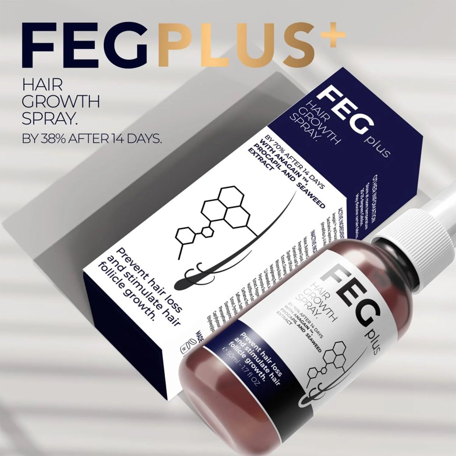 FEG Plus Hair Growth Spray 45% Off Limited Offer