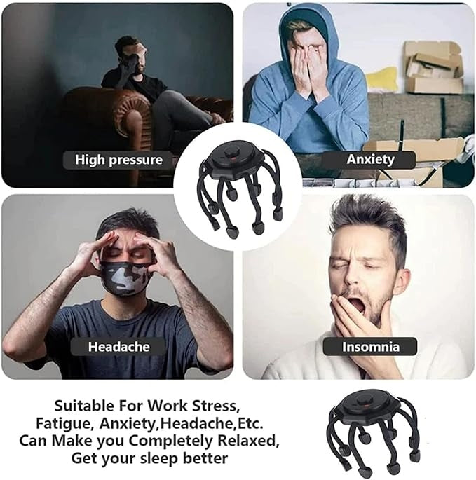 360° Ultra Head Massager جهاز تدليك الرأس بزاوية 360 درجة